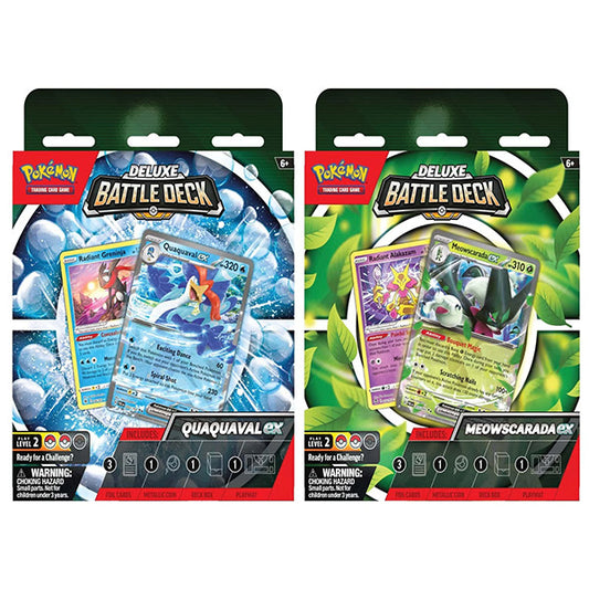 Pokémon TCG: Deluxe Battle Decks - Quaquaval ex/ Meowscarada ex