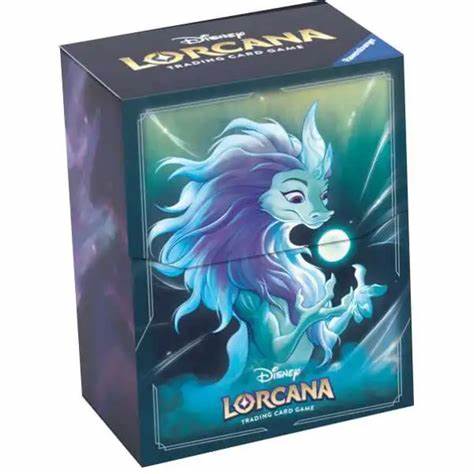 Disney Lorcana Trading Card Game Rise of the Floodborn Raya and the Last Dragon Sisu  Deck Box