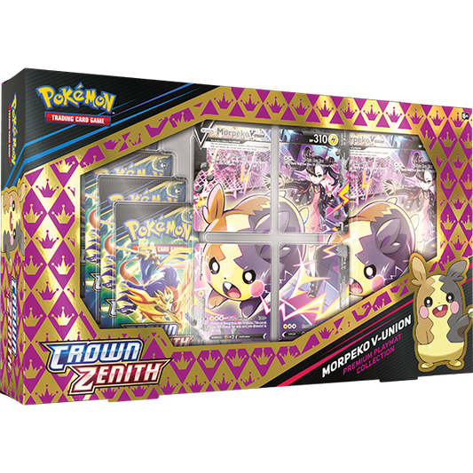 Pokémon TCG: Sword & Shield 12.5 Crown Zenith Premium Playmat Collection - Morpeko V-UNION