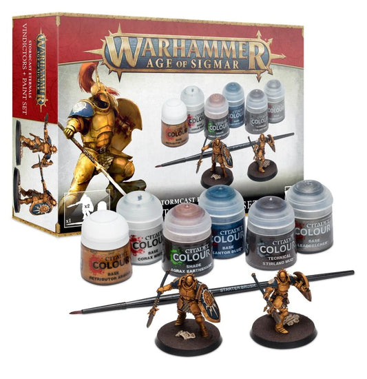 Warhammer - Stormcast Eternals Vindictors + Paints Set